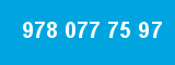 978 077 75 97 978 077 75 97
